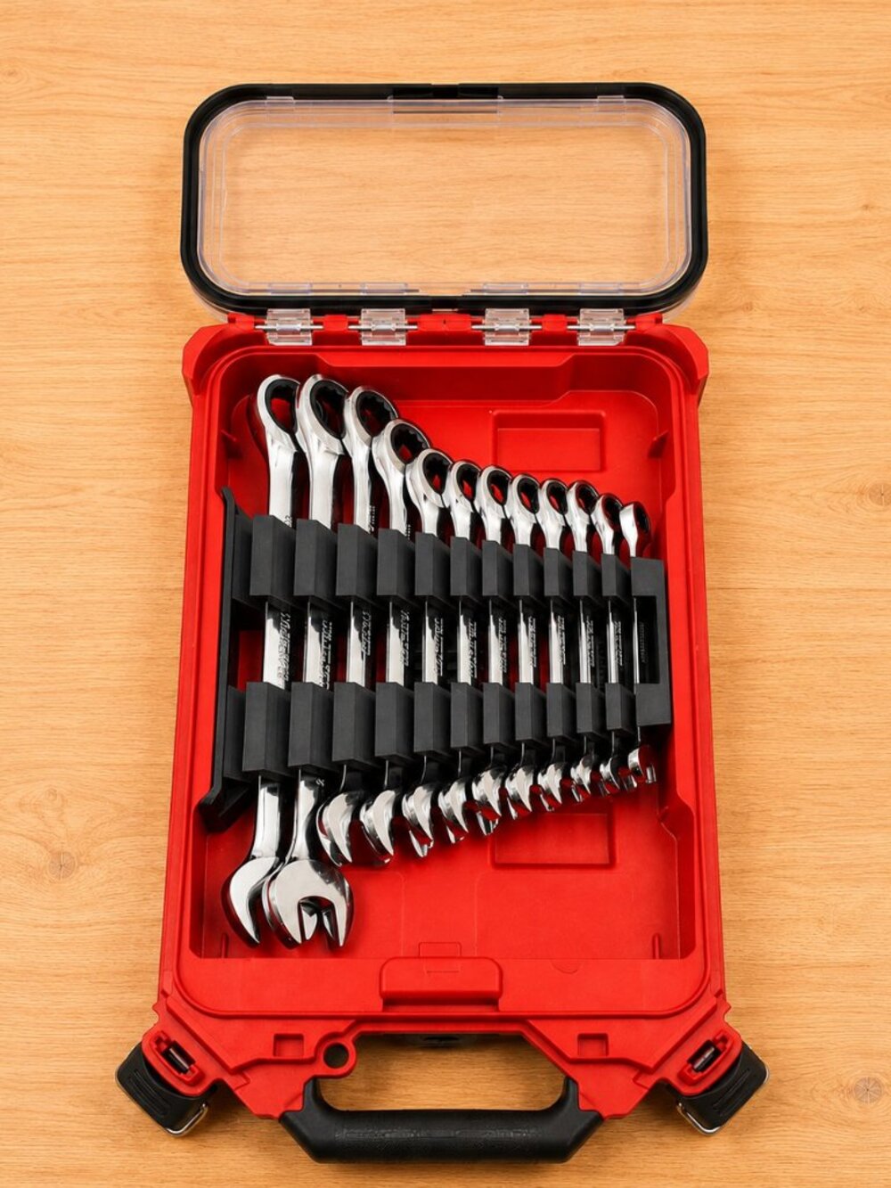 Wrench Organizer for Milwaukee Compact Packout Insert | Holds 12 Wrenches